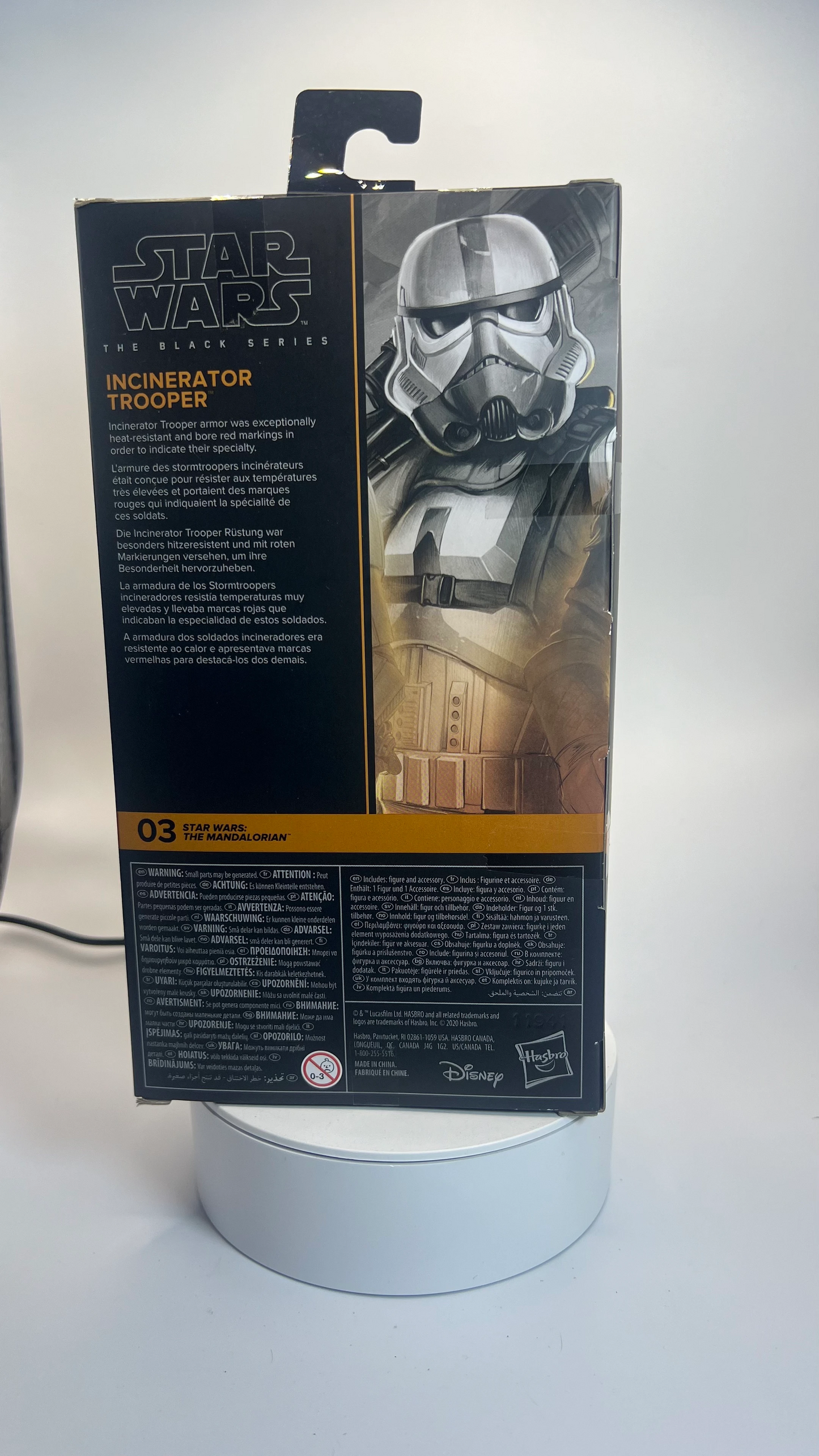 Hasbro Star Wars The Mandalorian The Black Series Incinerator Trooper