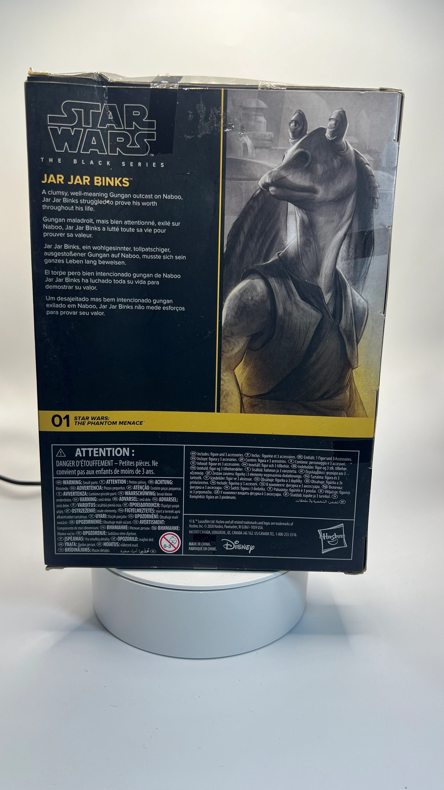Hasbro Star Wars The Phantom Menace The Black Series Jar Jar Binks