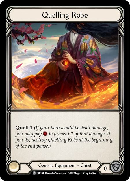 Flesh & Blood TCG Uprising Quelling Robe UPR184 Common Near Mint Cold Foil