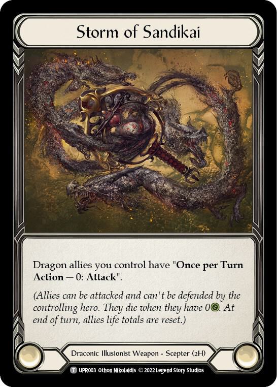 Flesh & Blood TCG Uprising Fai // Storm of Sandikai UPR045 // UPR003 Token