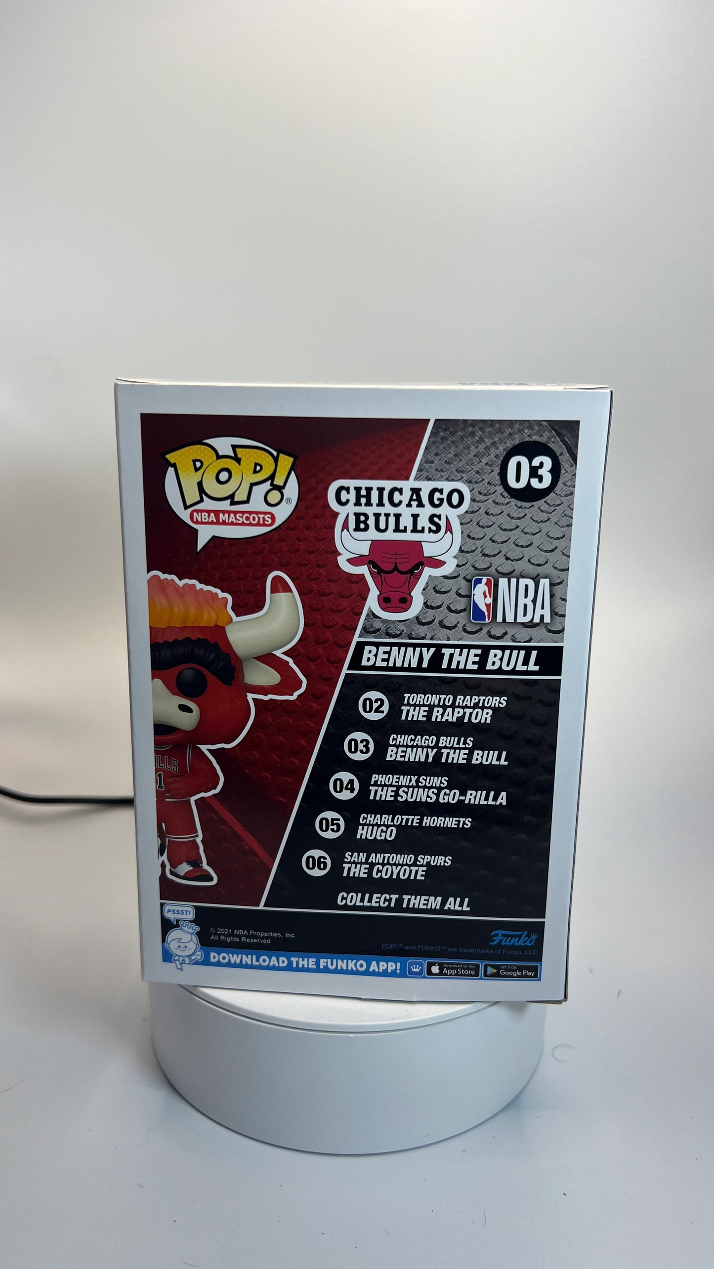 Funko Pop NBA Mascots Chicago Bulls Benny The Bull 03