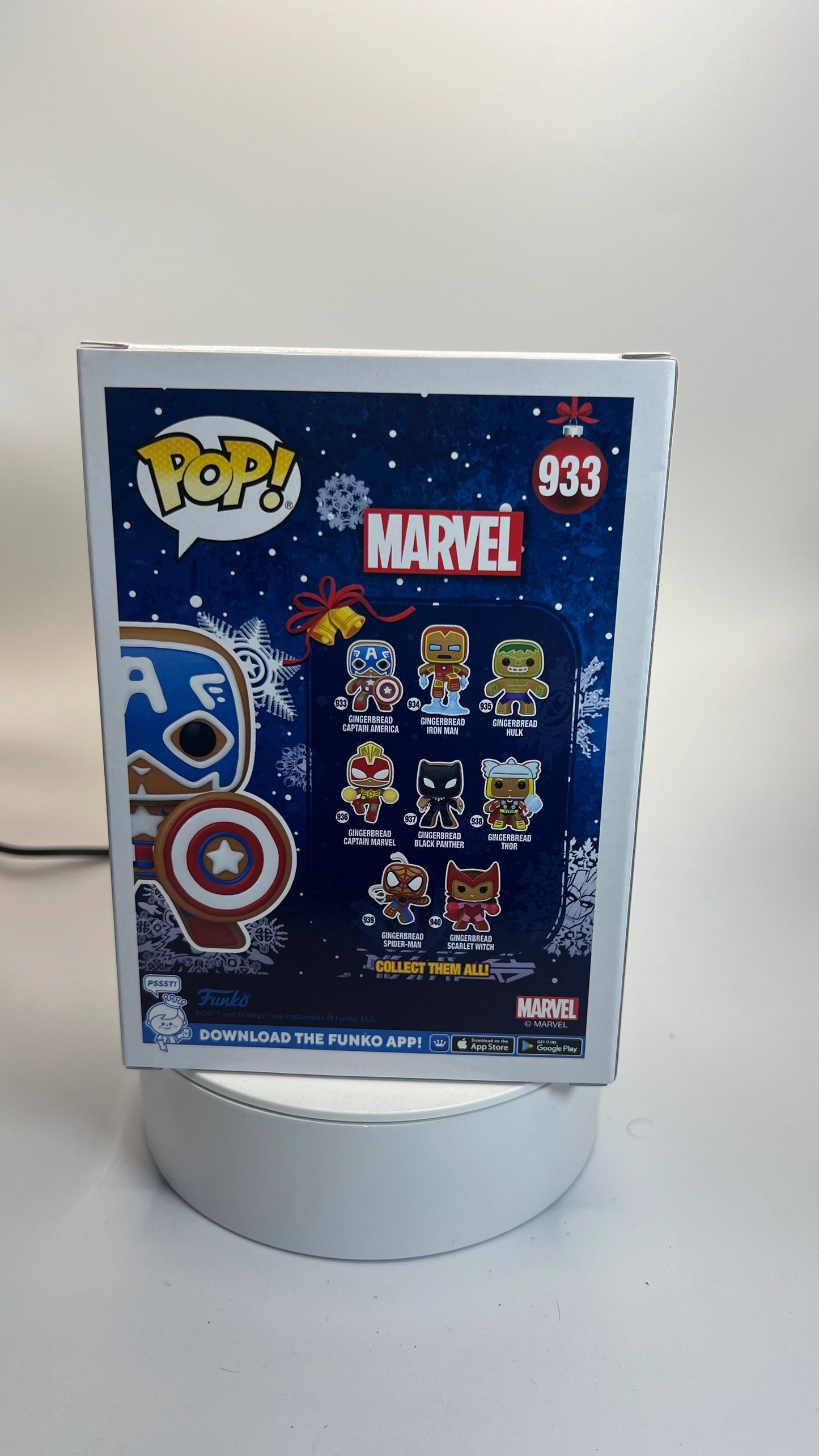 Funko Pop! Marvel - Gingerbread Captain America 933