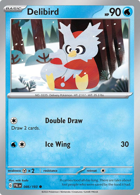 Pokemon SV02: Paldea Evolved Delibird Common 046/193