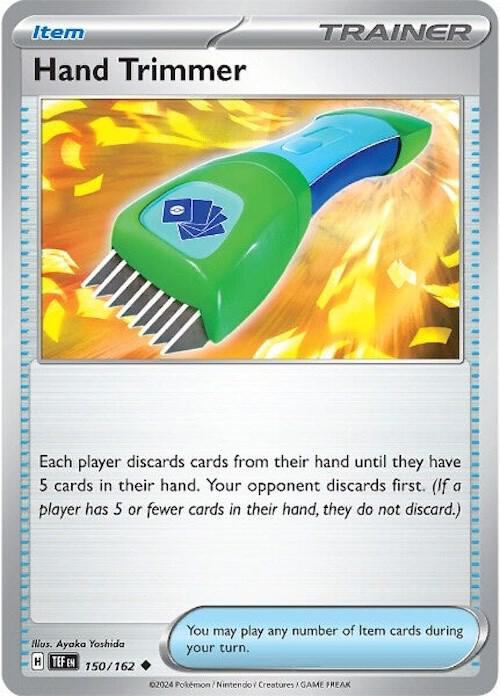 Pokemon SV05: Temporal Forces Hand Trimmer Uncommon 150/162
