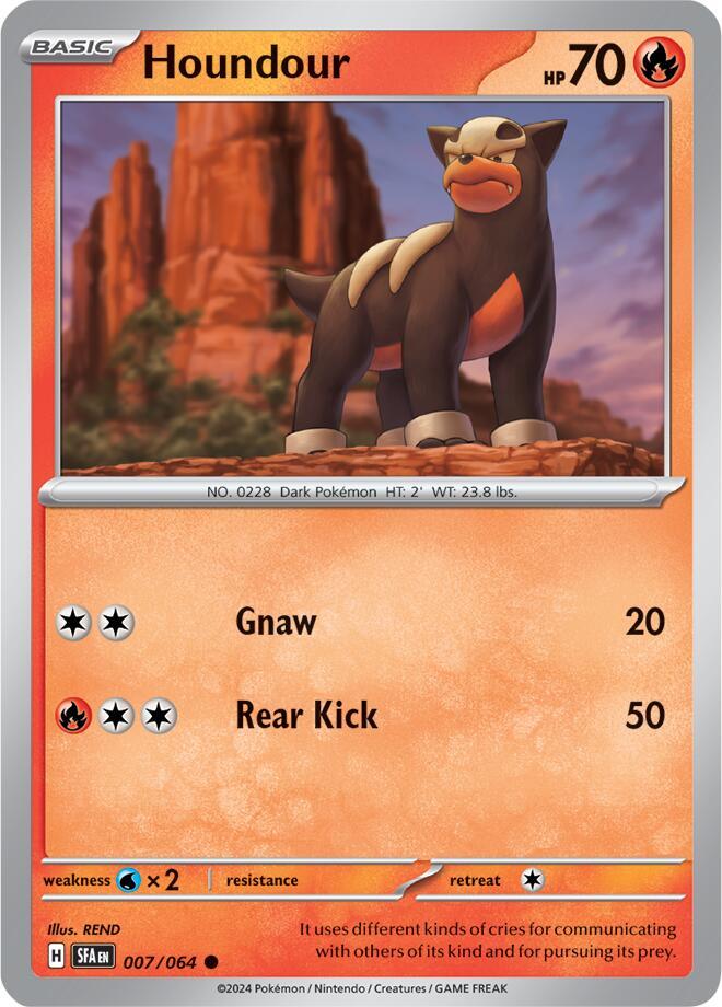 Pokemon SV: Shrouded Fable Houndour 007/064 Common