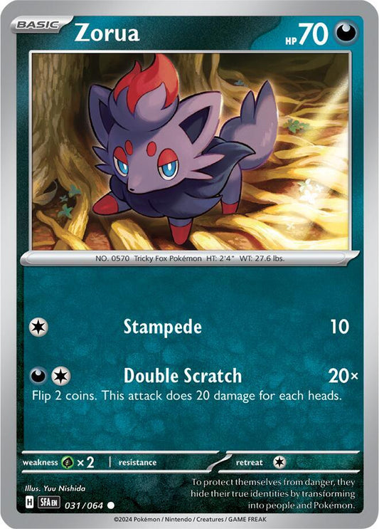 Pokemon SV: Shrouded Fable Zorua - 031/064 Common