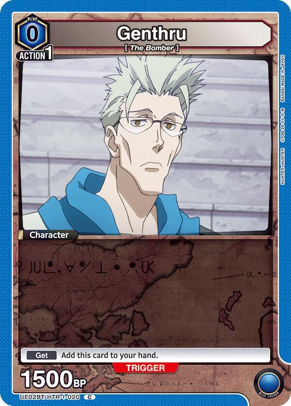 Union Arena UE02BT: HUNTER X HUNTER Genthru (020) UE02BT/HTR-1-020 Common Near Mint