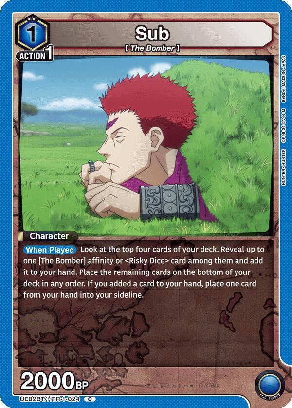 Union Arena UE02BT: HUNTER X HUNTER Sub UE02BT/HTR-1-024 Common Near Mint