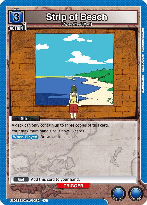 Union Arena UE02BT: HUNTER X HUNTER Strip of Beach UE02BT/HTR-1-026 Uncommon Near Mint