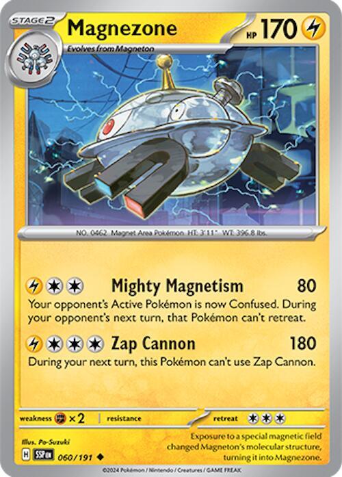 Pokemon SV08: Surging Sparks Magnezone 060/191 Uncommon