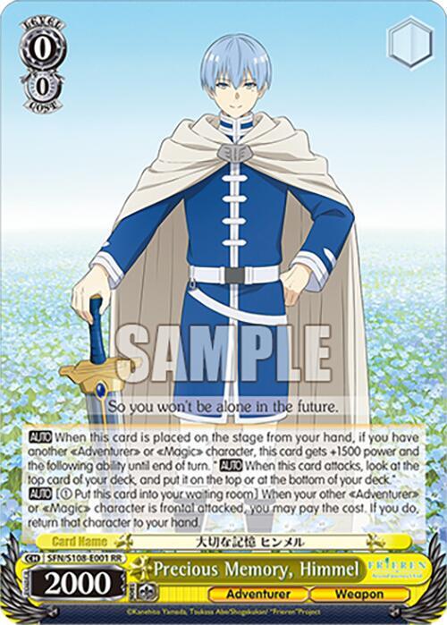Weiss Schwarz Frieren: Beyond Journey’s End Precious Memory, Himmel SFN/S108-E001 RR Near Mint