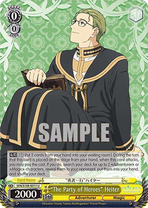 Weiss Schwarz Frieren: Beyond Journey’s End "The Party of Heroes" Heiter SFN/S108-E011 U Near Mint