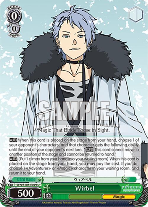 Weiss Schwarz Frieren: Beyond Journey’s End Wirbel SFN/S108-E029 U Near Mint