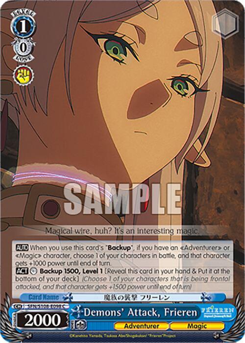 Weiss Schwarz Frieren: Beyond Journey’s End Demons' Attack, Frieren SFN/S108-E098 C Near Mint