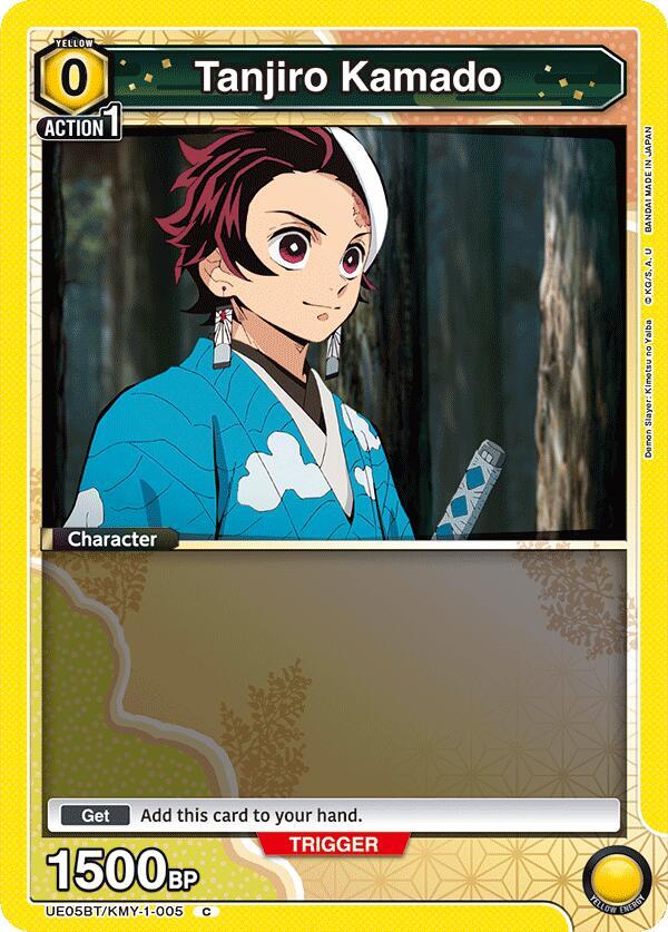 Union Arena UE05BT: Demon Slayer: Kimetsu no Yaiba Tanjiro Kamado (005) UE05BT/KMY-1-005 Common Near Mint