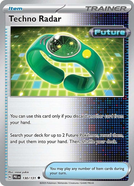Pokemon SV: Prismatic Evolutions Techno Radar Uncommon 130/131