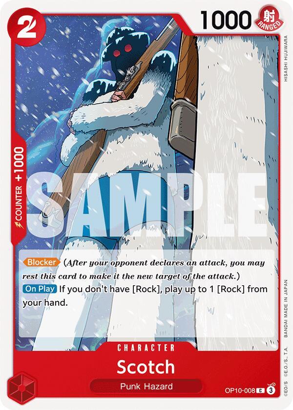 One Piece Card Game Royal Blood Scotch OP10-008 Common