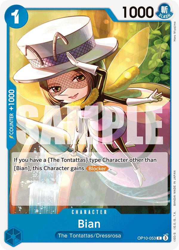 One Piece Card Game Royal Blood Bian OP10-053 C Near Mint