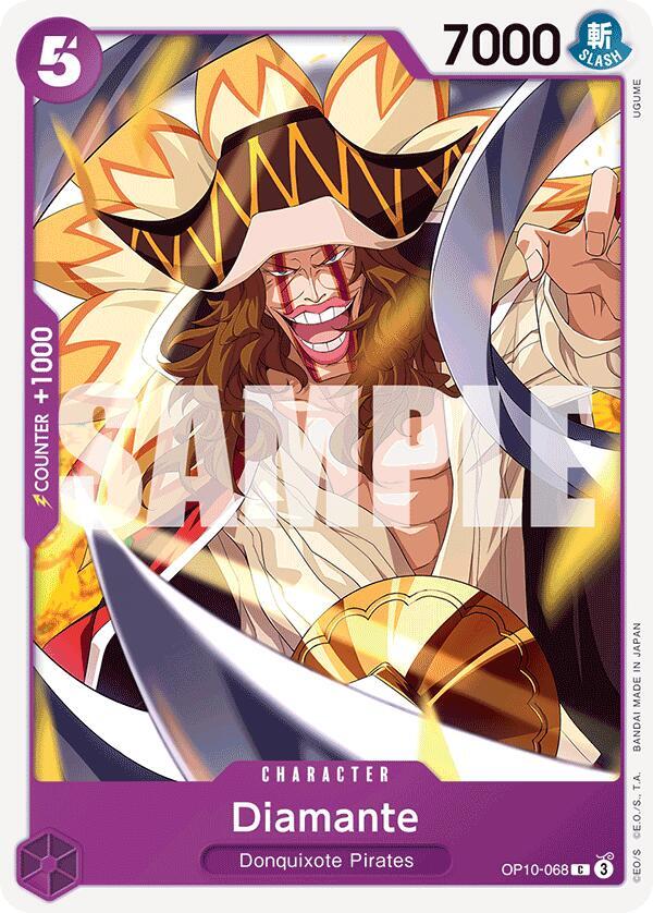 One Piece Card Game Royal Blood Diamante OP10-068 C Near Mint