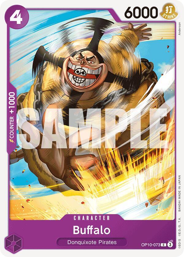One Piece Card Game Royal Blood Buffalo OP10-073 Common