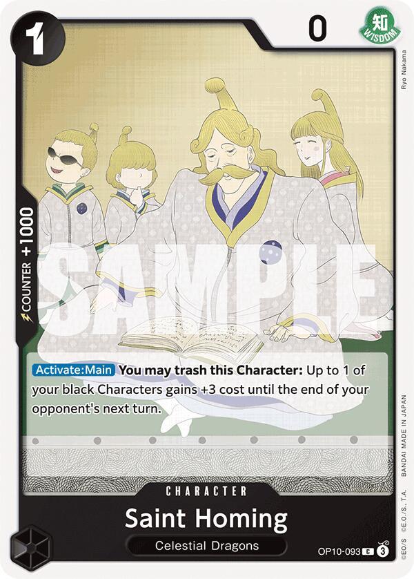 One Piece Card Game Royal Blood Saint Homing OP10-093 Common