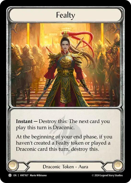 Flesh & Blood TCG The Hunted Marked // Fealty // Marked // Fealty HNT244 // HNT167 Token