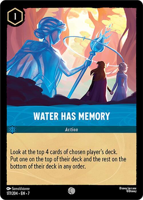 Lorcana TCG Archazia's Island Water Has Memory 177/204 Common Near Mint