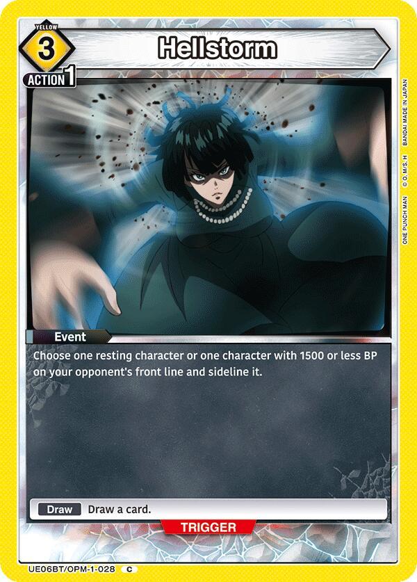 Union Arena UE06BT: One Punch Man Hellstorm UE06BT/OPM-1-028 Common Near Mint