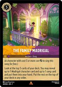 Lorcana TCG Archazia's Island The Family Madrigal 40/204 Rare Near Mint