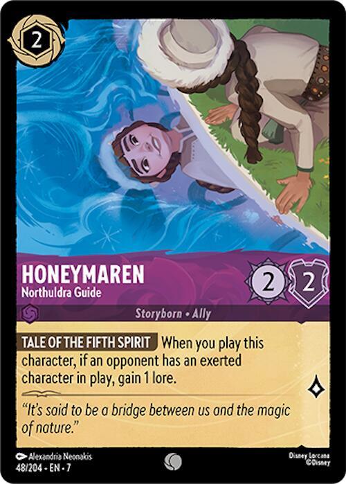 Lorcana TCG Archazia's Island Honeymaren - Northuldra Guide 48/204 Common Near Mint