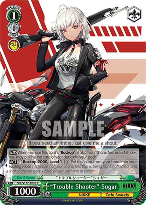 Weiss Schwarz GODDESS OF VICTORY: NIKKE "Trouble Shooter" Sugar NIK/S117-E050 C Common Near Mint