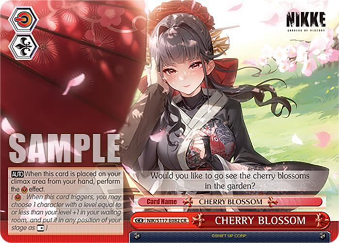 Weiss Schwarz GODDESS OF VICTORY: NIKKE CHERRY BLOSSOM NIK/S117-E082 Climax Rare