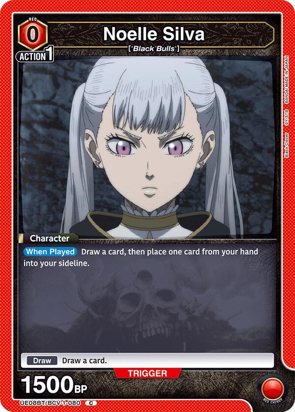 Union Arena UE08BT: Black Clover Noelle Silva (080) UE08BT/BCV-1-080 Common