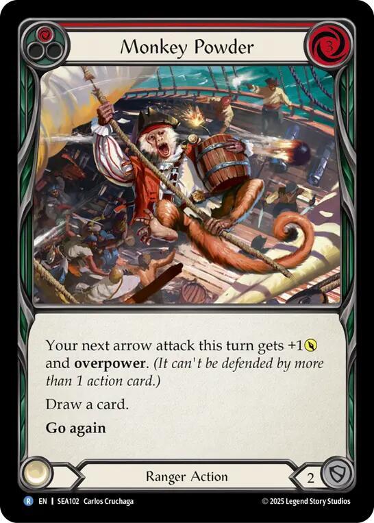 Flesh & Blood TCG High Seas Monkey Powder SEA102 Rare