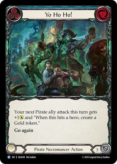Flesh & Blood TCG High Seas Yo Ho Ho! SEA058 Rare Near Mint
