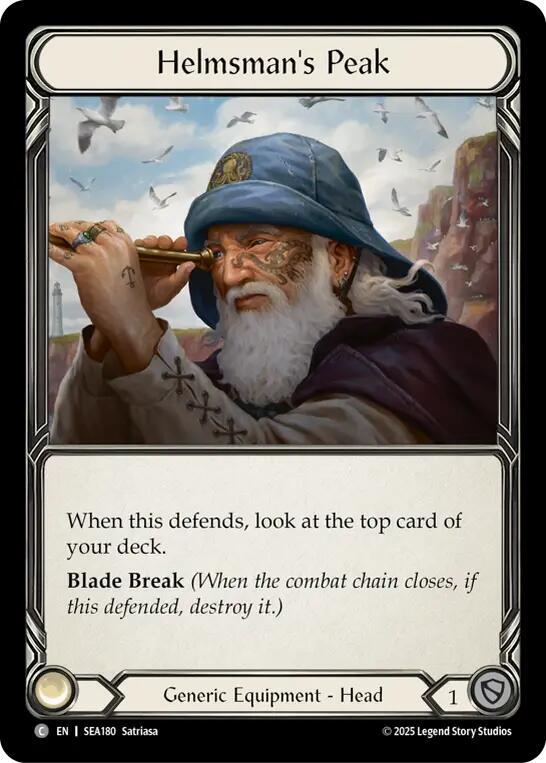 Flesh & Blood TCG High Seas Helmsman's Peak SEA180 Common