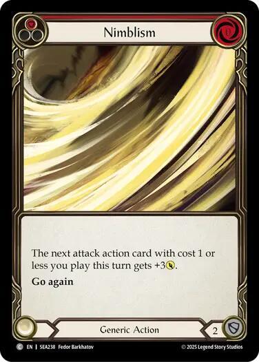 Flesh & Blood TCG High Seas Nimblism (Red) SEA238 Common Near Mint