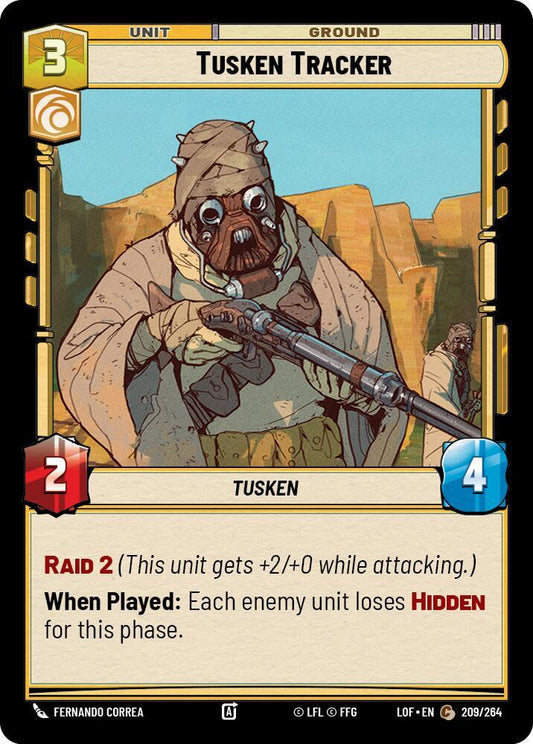 Star Wars: Unlimited Legends of the Force Tusken Tracker 209/264 Common