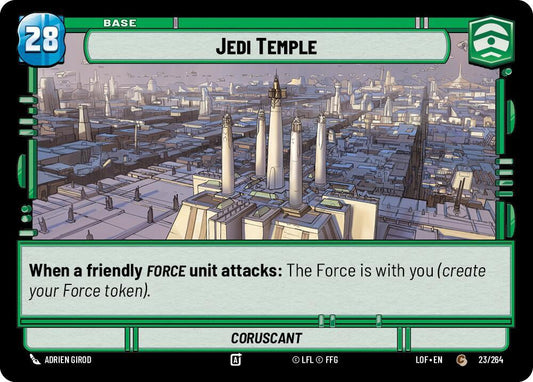 Star Wars: Unlimited Legends of the Force Jedi Temple // Shield 023/264 // T02/T03 Common