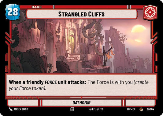 Star Wars: Unlimited Legends of the Force Strangled Cliffs // Force 027/264 // T03/T03 Common