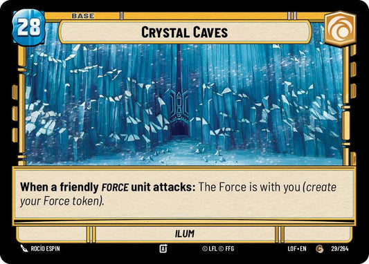 Star Wars: Unlimited Legends of the Force Crystal Caves // Experience 029/264 // T01/T03 Common