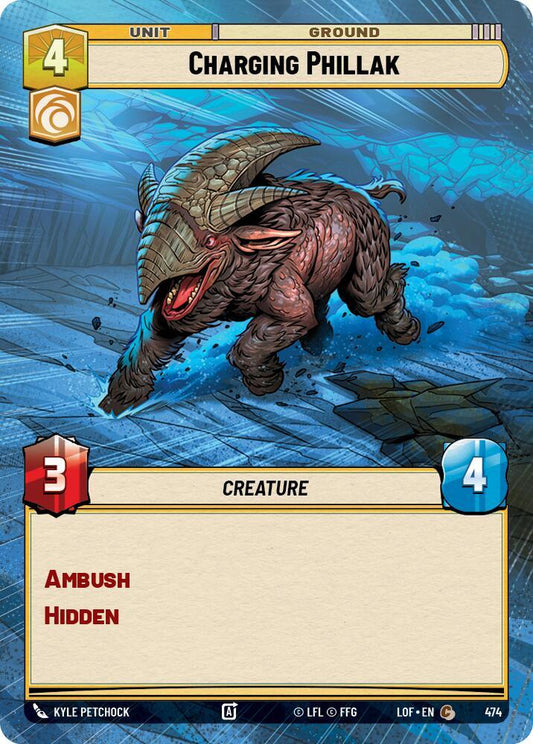 Star Wars: Unlimited Legends of the Force Charging Phillak 210/264 Common