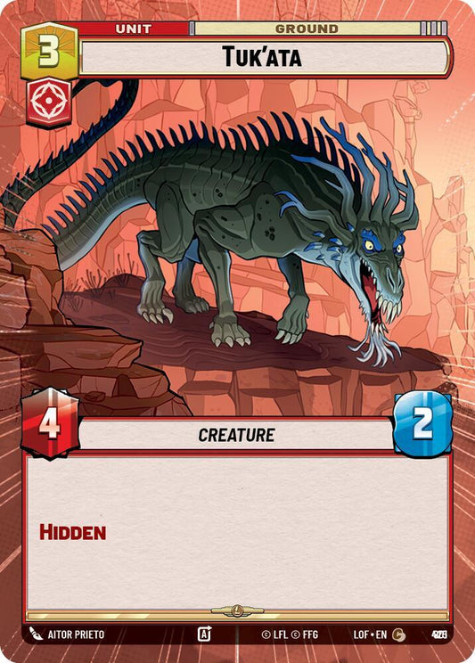 Star Wars: Unlimited Legends of the Force Tuk'ata (Hyperspace) 425 Common