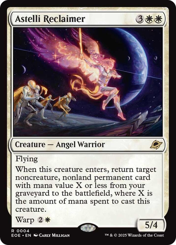 Magic: The Gathering Cards Edge of Eternities Astelli Reclaimer R