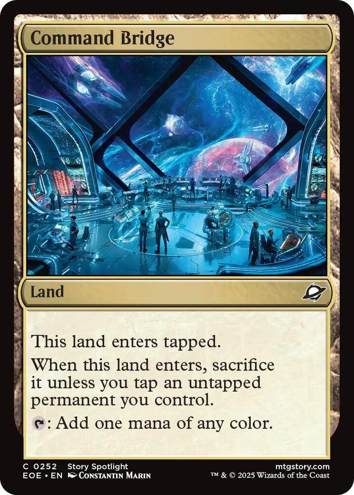 Magic: The Gathering Cards Edge of Eternities Command Bridge C