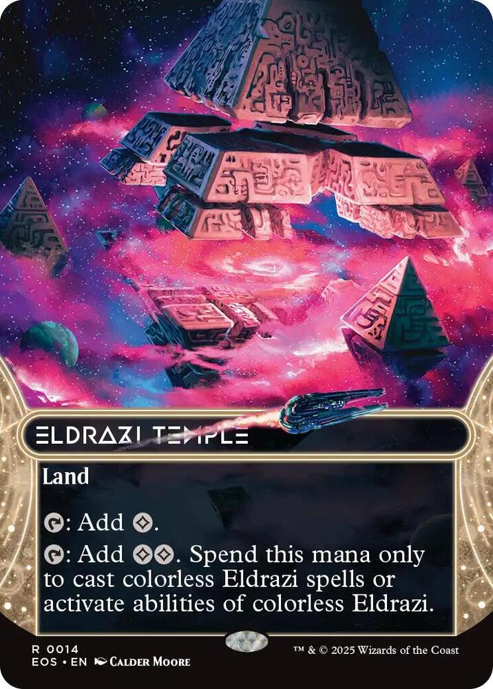 Magic - Edge of Eternities: Stellar Sights: Eldrazi Temple (0014) (Borderless) - #14