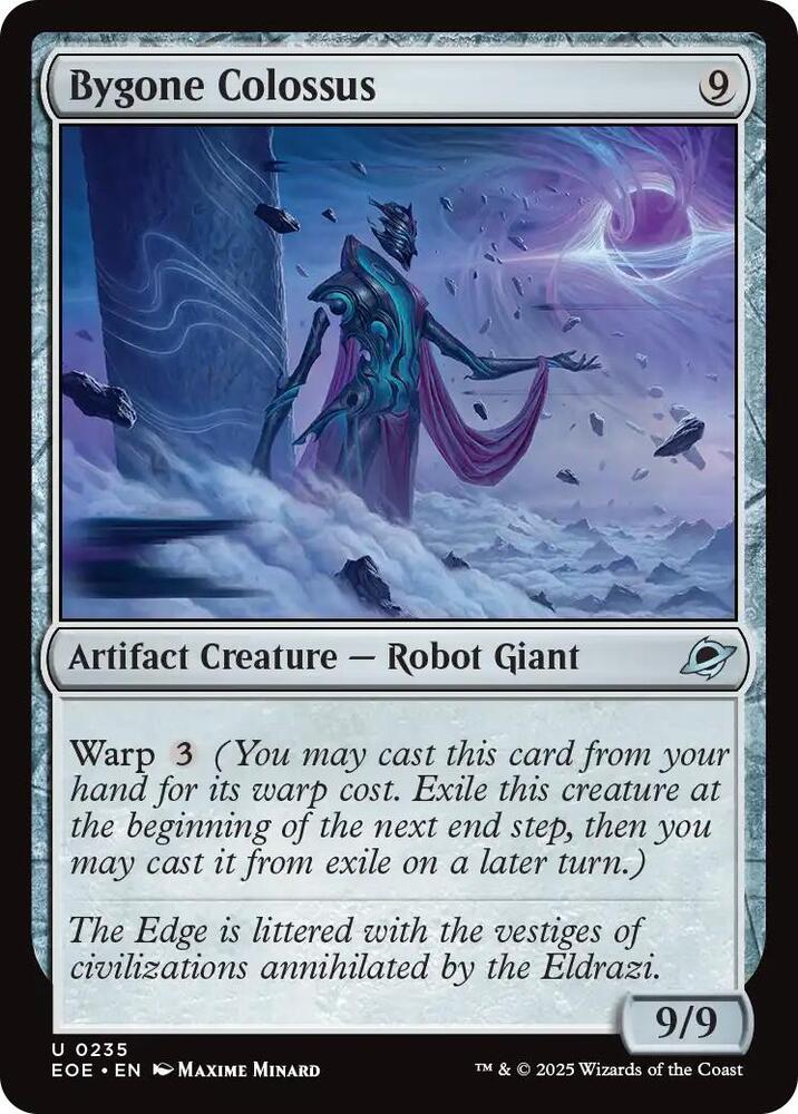 Magic: The Gathering Cards Edge of Eternities Bygone Colossus U