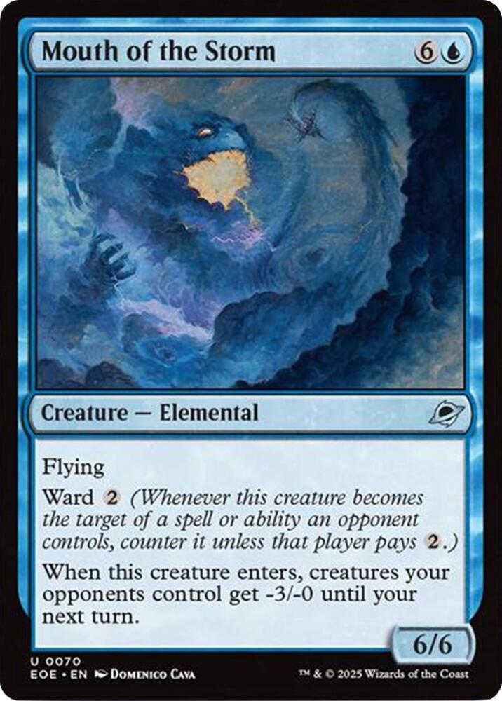 Magic: The Gathering Cards Edge of Eternities Mouth of the Storm  U