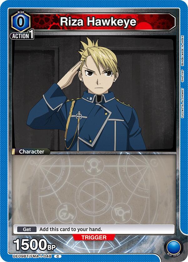 Union Arena UE09BT: FULLMETAL ALCHEMIST Riza Hawkeye (048) UE09BT/FMA-1-048 Common