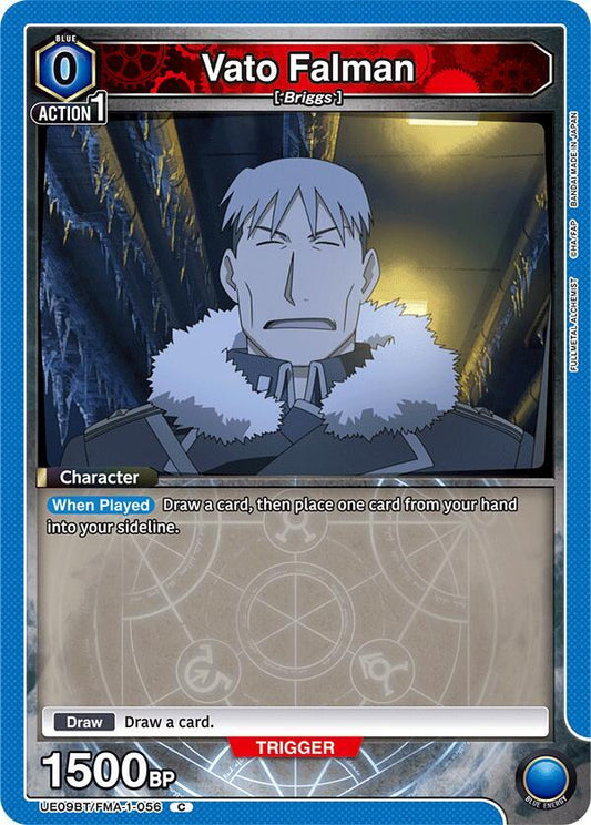 Union Arena UE09BT: FULLMETAL ALCHEMIST Vato Falman UE09BT/FMA-1-056 Common